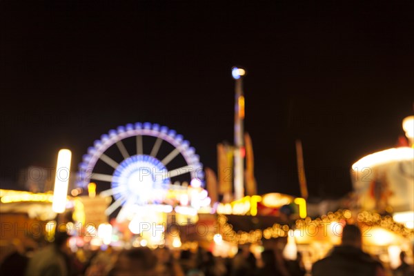 Folk festival at night