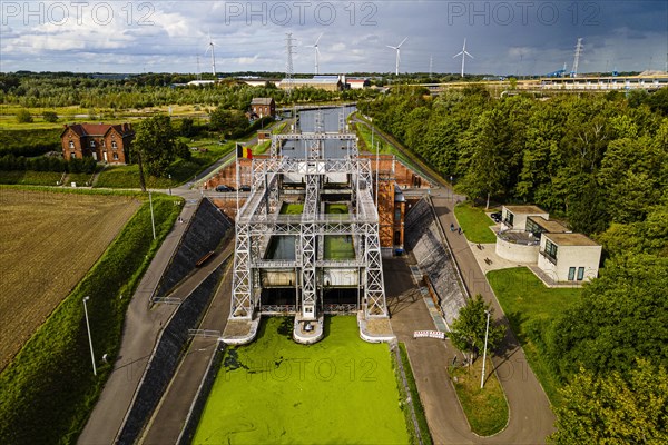 Aerial of Houdeng-Goegnies Lift No 1