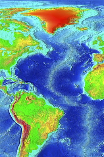 Atlantic Ocean Topography