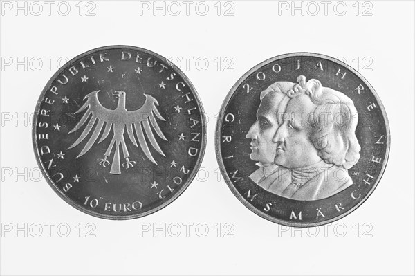 10 euro commemorative coin to the Brothers Grimm