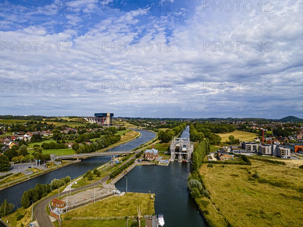 Aerial of Houdeng-Goegnies Lift No 1