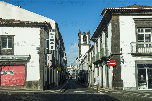 The historic town of Ponta Delgada