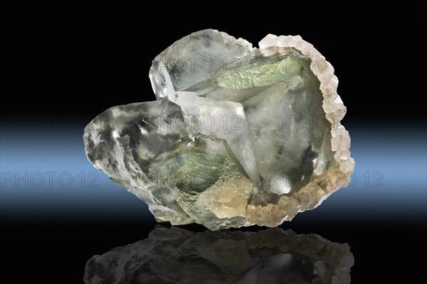 Fluorite with Calcite