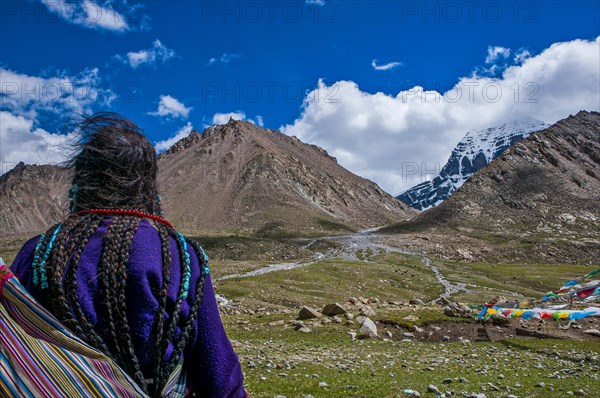 Pilgrim on the Kailash Kora