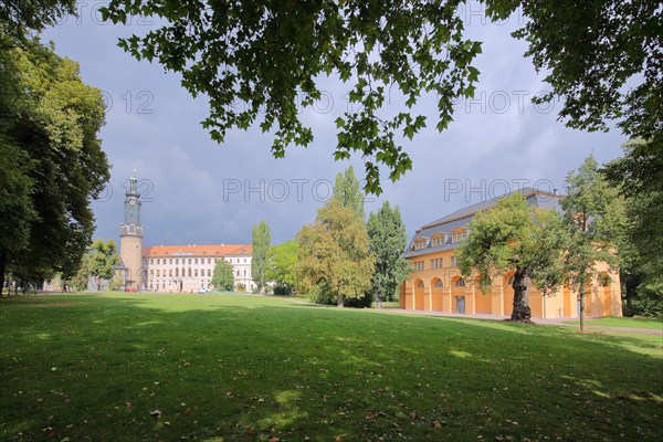 City Palace with Palace Tower and Riding House