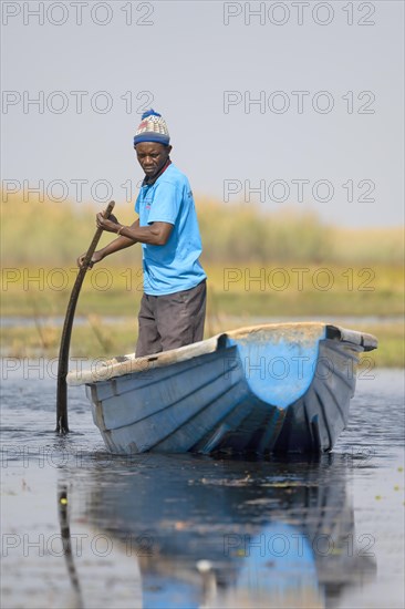 Fishermen in canoe