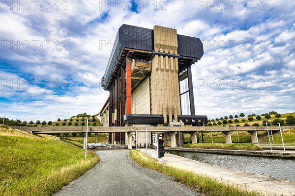 Strepy-Thieu boat lift one of the worlds largest boat lifts