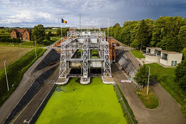 Aerial of Houdeng-Goegnies Lift No 1