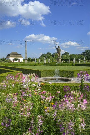 Garden of the former spa