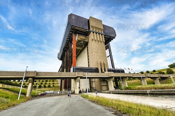 Strepy-Thieu boat lift one of the worlds largest boat lifts