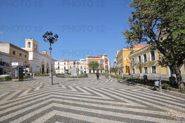 Plaza de Cervantes with church Iglesia de San Andres