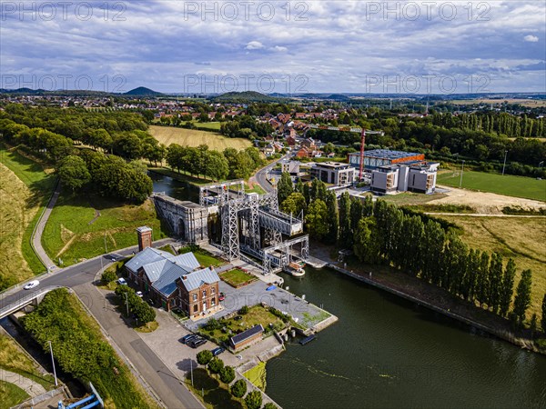 Aerial of Houdeng-Goegnies Lift No 1