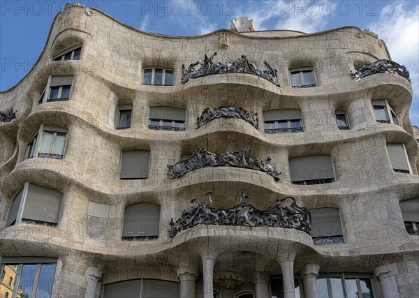 Casa Mila by Antoni Gaudi