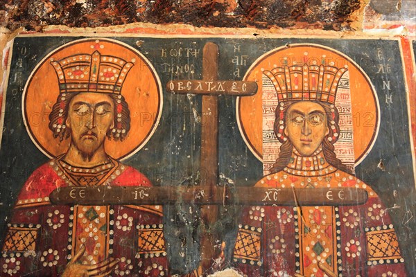 Barn-roofed churches in the Troodos Mountains on Cypriot Orthodox churches