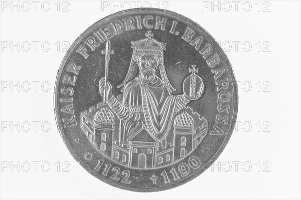 10 euro commemorative coin of Emperor Frederick Barbarossa