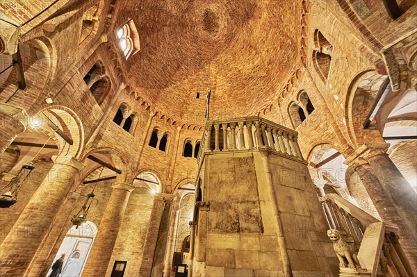 Interior view of the Church of the Holy Sepulchre