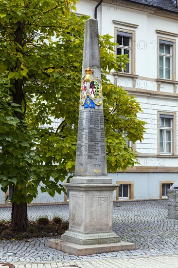 Post office milepost from 1734