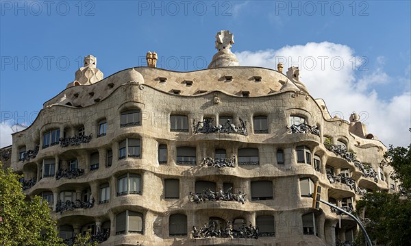 Casa Mila by Antoni Gaudi