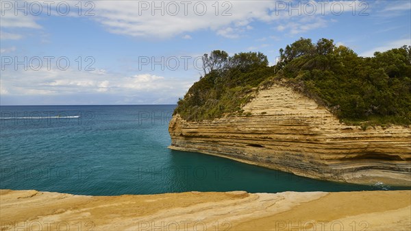 Bizarre rock formations on the coast