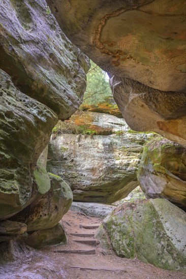 Sandstone rocks of