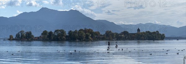 View of Fraueninsel in Lake Chiemsee