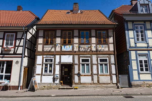 Half timbered houses in Fallersleben