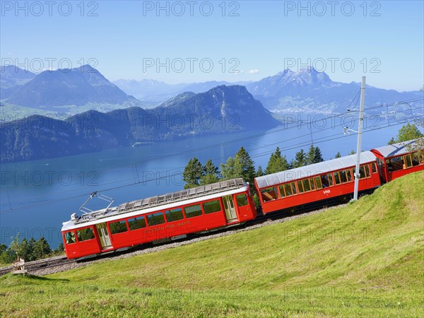 Cogwheel railway up the Rigi