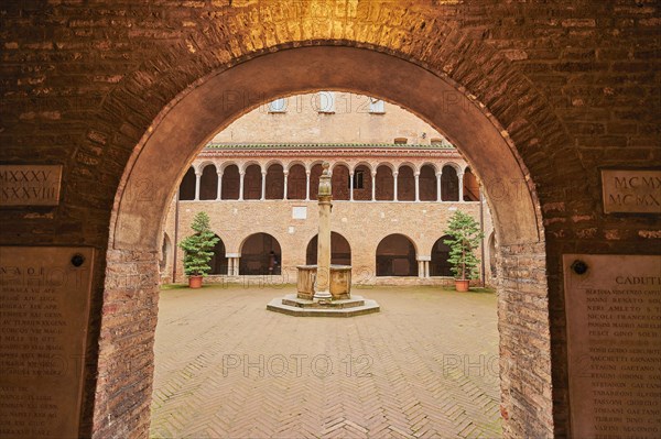 Fountain in the centre of the cloister