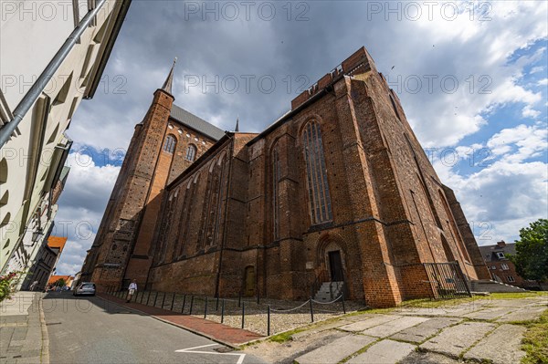 St. George church in the Unesco world heritage site Hanseatic city of Wismar