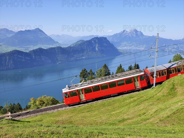 Cogwheel railway up the Rigi