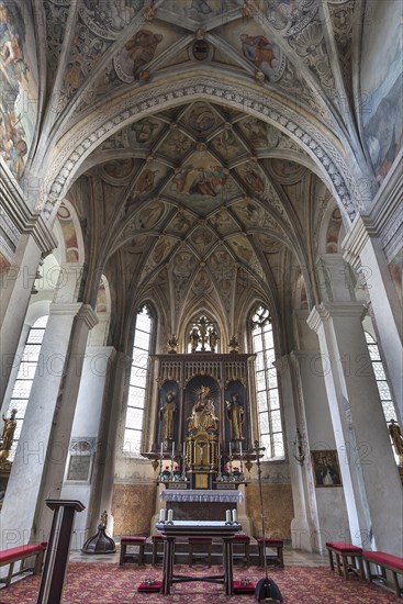 Altar room of the monastery church of St. Lambert