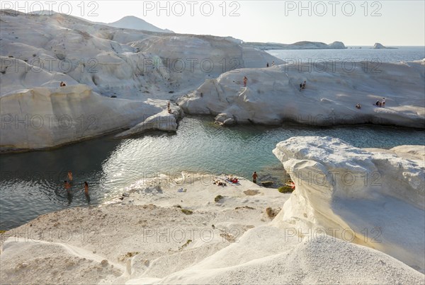 Volcanic Rock formations of Sarakiniko on Milos