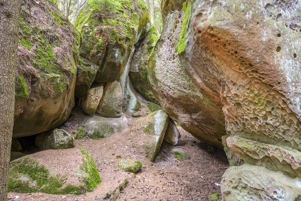 Sandstone rocks of