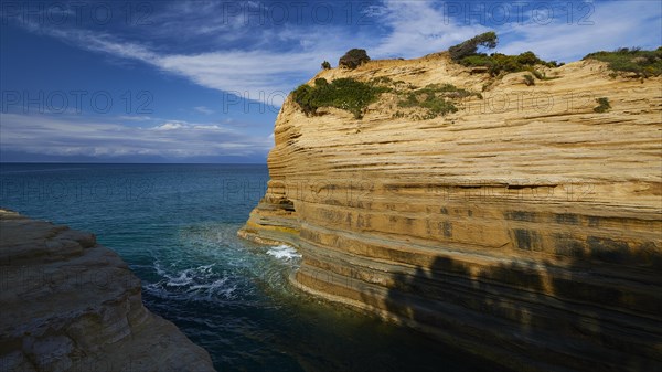 Bizarre rock formations on the coast