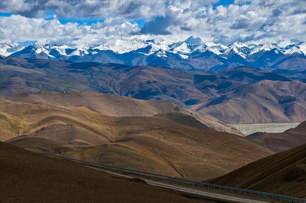 Great view for the Mount Everest and the Himalaya range