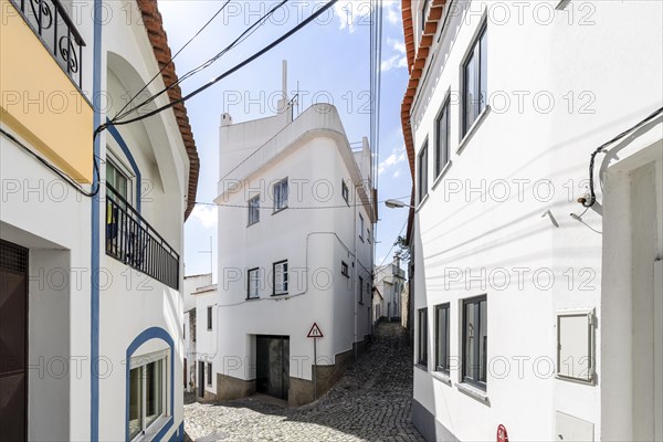 Whitewashed architecture of mountainous Monchique