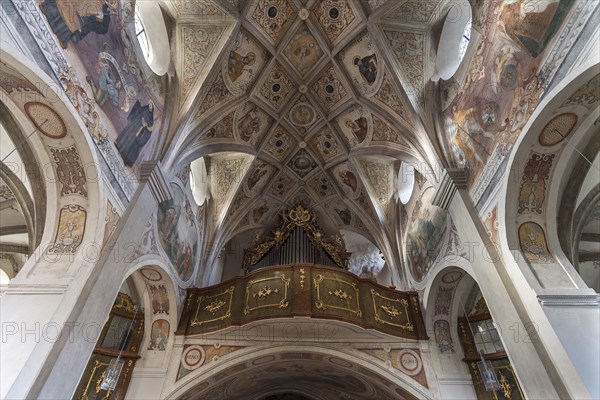 Organ loft of the monastery church of St. Lambert