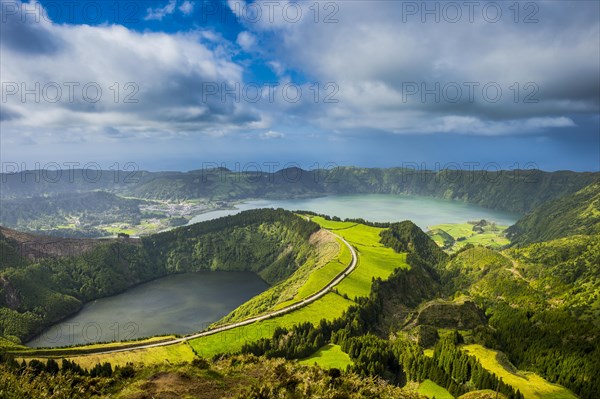 Overlook over the Sete Cidades crater