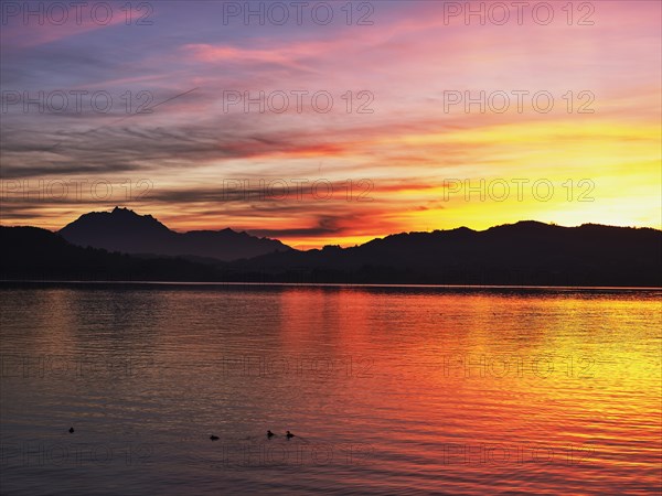 Sunset on Lake Zug
