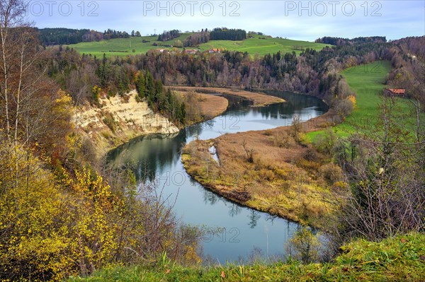 The Iller breakthrough near Altusried