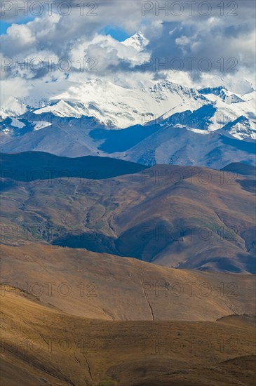 Great view for the Mount Everest and the Himalaya range