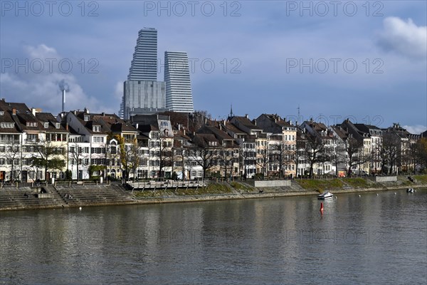 Roche Towers and Old Town Kleinbasel