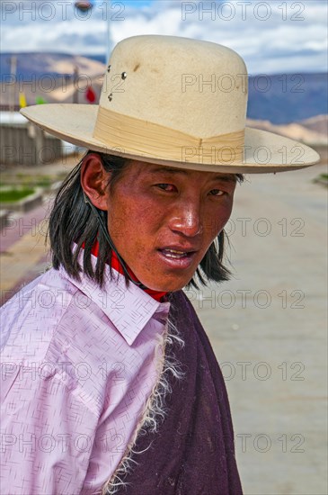 Traditional festival of the tribes in Gerze Western Tibet