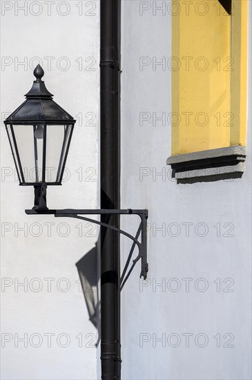 Lantern and yellow window