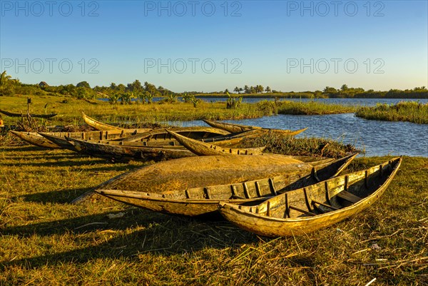 Canoes by the Manakara River