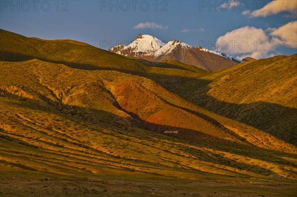 The holy mount Kailash seen from Darchen Western Tibet