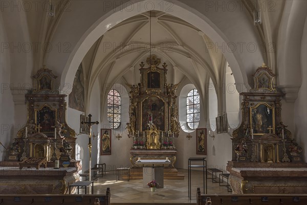 Chancel of the village church of St. Aegidius