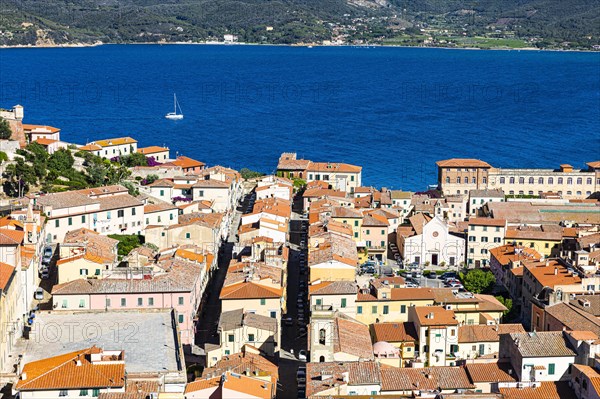 View of Portoferraio from Forte Falcone