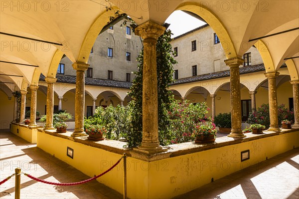 Cloister in the former monastery of San Francesco