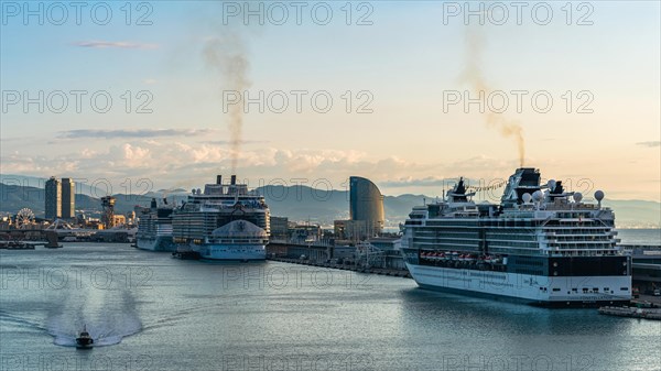 Cruise Ships at sunrise